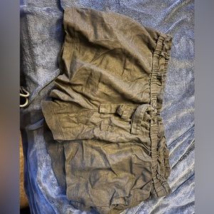 Black maternity shorts